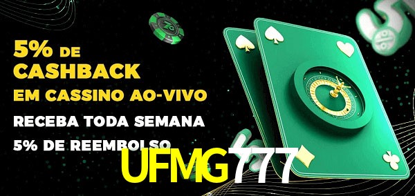 Promoções do cassino ao Vivo UFMG777